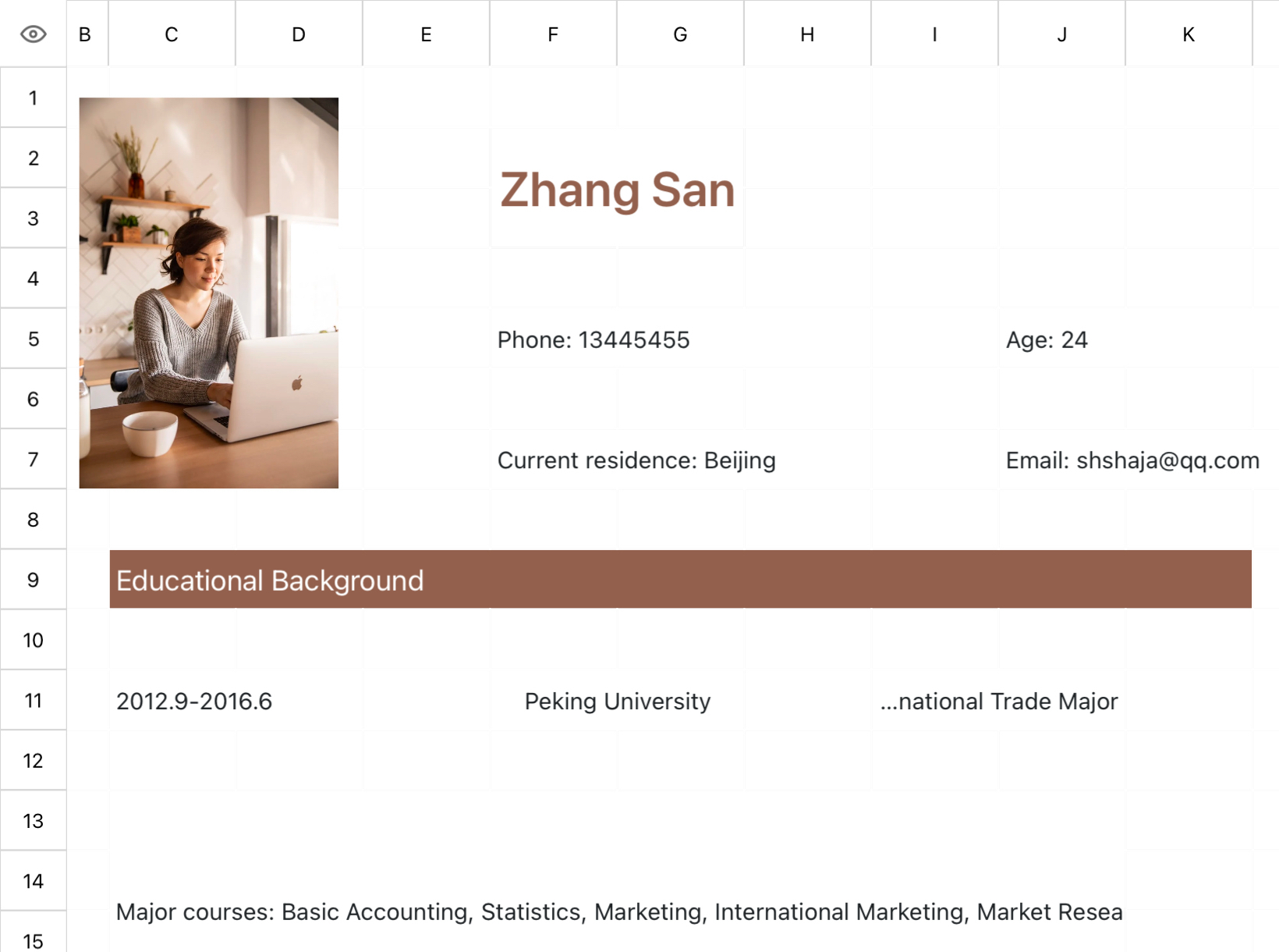 Marketing Resume